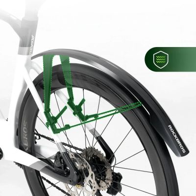 5. Rockbros FK-892 Off-Road Adjustable Bicycle Fenders - Black
