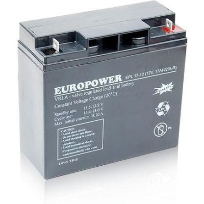 AGM EUROPOWER EPL series 12V 17Ah battery