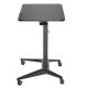 11. MACLEAN MOBILE DESK LAPTOP TABLE BLACK MC-453B