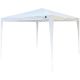 GARDEN TENT PAVILION PE 3x3x2.45M WHITE SASKA GARDEN