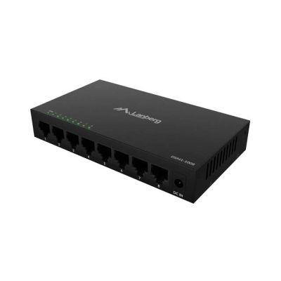 2. LANBERG SWITCH DSM1-1008 8X1GB/S UNMANAGED GIGABIT ETHERNET 12V (METAL HOUSING)