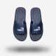 7. Kubota navy blue velcro sports slippers