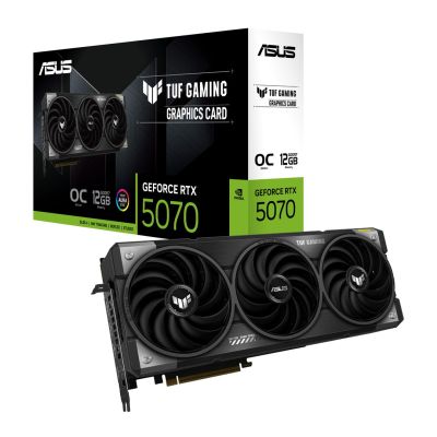 3. ASUS TUF Gaming GeForce RTX 5070 OC 12GB Graphics Card