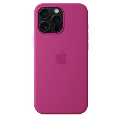 4. Apple iPhone16 Pro Max Silicone Case with MagSafe - Fuchsia