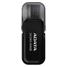 ADATA UV240 AUV240-64G-RBK pendrive (64GB; USB 2.0; black)