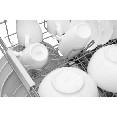 4. Freestanding dishwasher 60 cm AMICA DFM66B8EOqBH | class B | 15 sets | AirDry | AquaStop | cutlery drawer