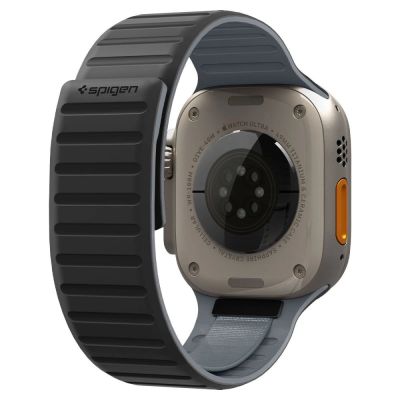 3. Spigen Athlex Air M Strap for Apple Watch 44 / 45 / 46 / 49 mm - Black and Gray