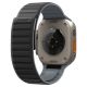 3. Spigen Athlex Air M Strap for Apple Watch 44 / 45 / 46 / 49 mm - Black and Gray