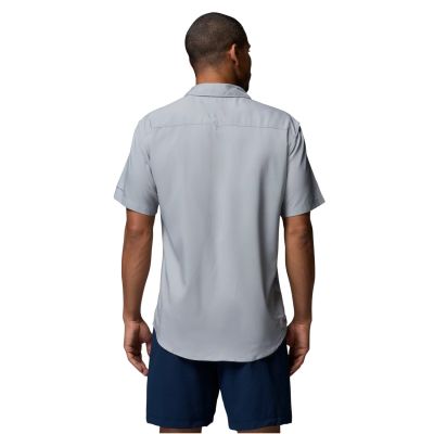 3. Columbia Utilizer II Solid Short-Sleeve Shirt 1577762039 Gray L