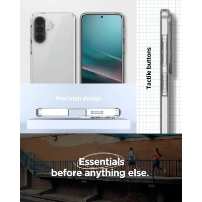 15. Spigen Liquid Crystal Case for Samsung Galaxy A57 5G - Transparent
