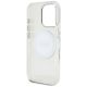 7. Guess IML Metal Colored Circle Classic Logo MagSafe case for iPhone 16 Pro - white