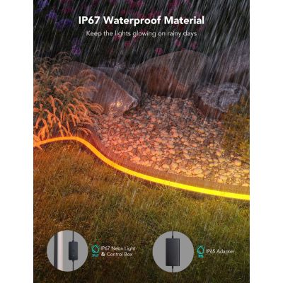 5. Govee H61A8 Outdoor Neon Strip Lights LED strip 10m with Wi-Fi, Bluetooth, RGBIC