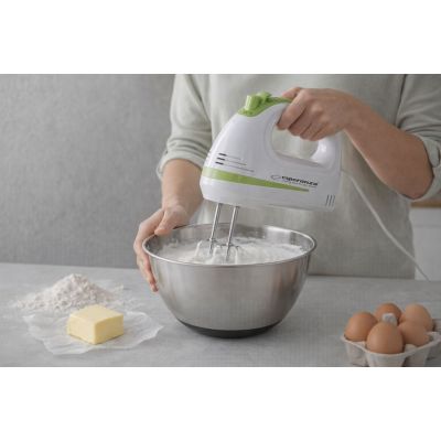 15. Esperanza Apple Pie Hand Mixer EKM011 (400W; white)