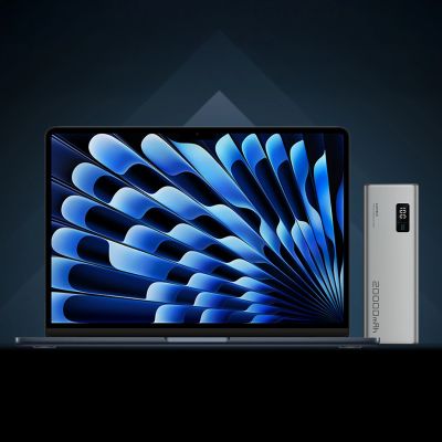 2. Cuktech P+Series No. 15 Powerbank 150W 20000mAh - Gray