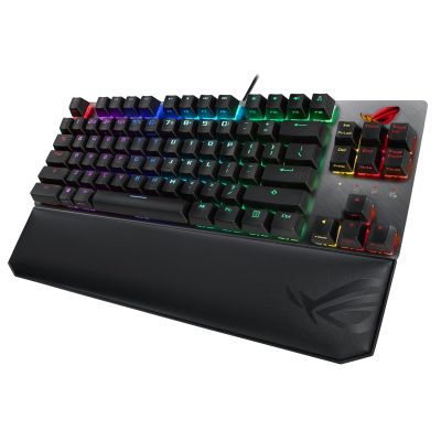5. ASUS ROG Strix Scope NX TKL Deluxe Gaming Keyboard USB German Black, Gray