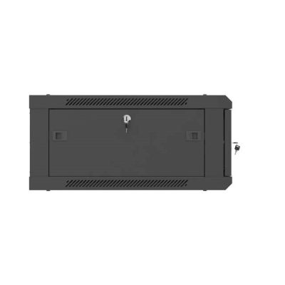 26. LANBERG WALL-HUNG RACK CABINET 19" 4U 600X600 BLACK PERFORATED DOORS (FLAT PACK)