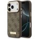 Guess 4G Logo Plate MagSafe case for iPhone 17 Pro - brown