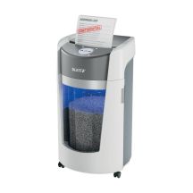 LEITZ IQ OptiMax Office 550 Shredder, 35 L, P-5, 2x15 shreds, Automatic Start/Stop, Reverse function, Rotating container - 33% more shred capacity