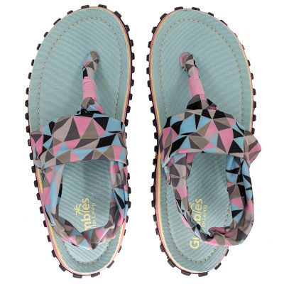 9. Gumbies Slingback Flip-Flops W G-SB-WN-GEOM