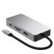 3. Tech-Protect HB05 HUB 9in1 USB-C + USB2.0 + USB3.0 + HDMI 4K 60HZ + SD / TF + PD100W + RJ45 adapter - gray