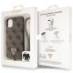 9. Guess GUHCN61P4TDSCPW Case for iPhone 11 / Xr - Brown Crossbody 4G Metal Logo