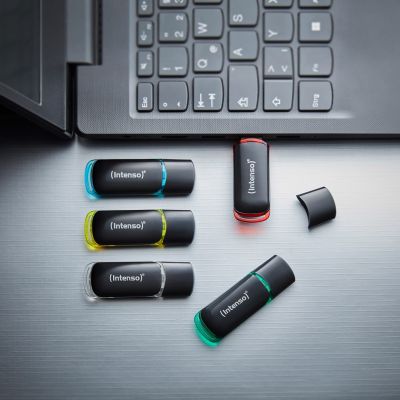 4. Intenso 3511595 USB Flash Drive 64 GB USB Type-A 2.0 Black, Red, Green, Transparent, Yellow, Blue