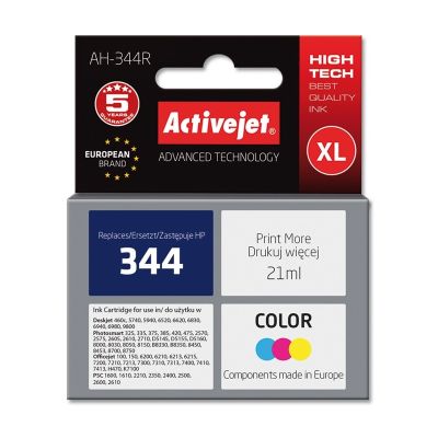 Activejet AH-344R Ink (replaces HP 344 C9363EE; Premium; 21 ml; color)