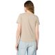 3. Champion Women's Short Sleeve T-shirt Beige 118408 MS041