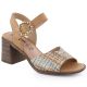 19. Women’s Beige Woven Block-Heel Sandals M.Daszyński MR24125-4