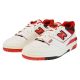 3. Lifestyle Shoes New Balance 550 White Red Sneakers - BB550SE1