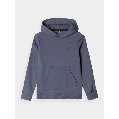 5. Boy's sweatshirt with hood, open, 4F Junior 4FJWMM00TSWSM1292-25S