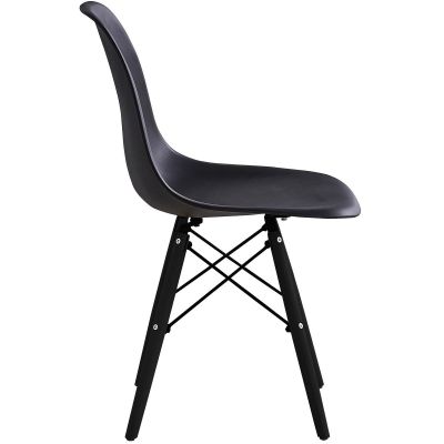 4. SCANDINAVIAN CHAIR MATERA BLACK SET OF 2