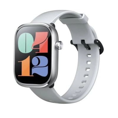 4. Mibro C4 silver smartwatch