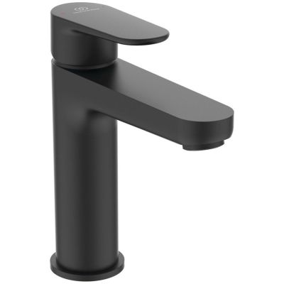 Ideal Standard Cerafine O - H120 HV m/push BV 5 l/min Silk Black washbasin tap