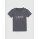 5. Women's slim T-shirt with print 4F 4FRAW26TTSHF4373-24S