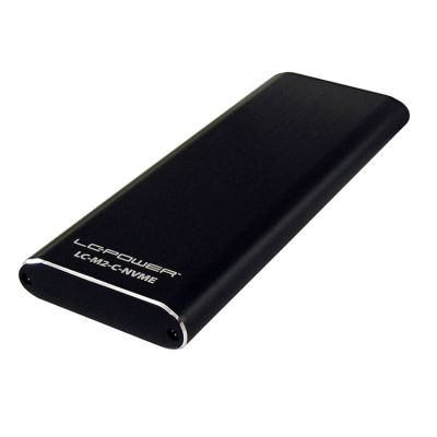 3. LC-Power LC-M2-C-NVME Hard Drive Enclosure SSD Case Black M.2