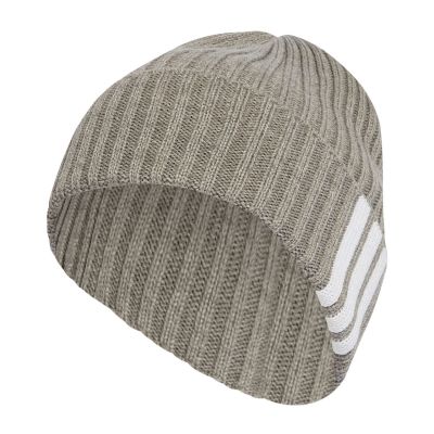 adidas 3 Stripes Beanie Hat Grey KG7764