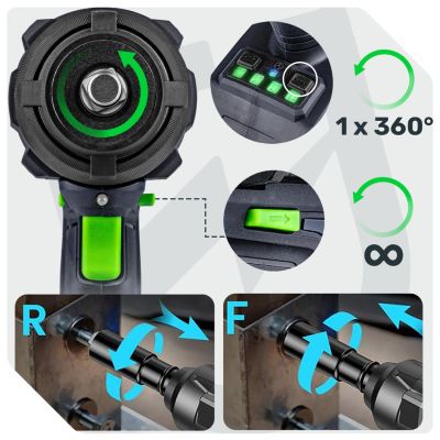13. 20V Brushless Impact Wrench W04604 WUBER