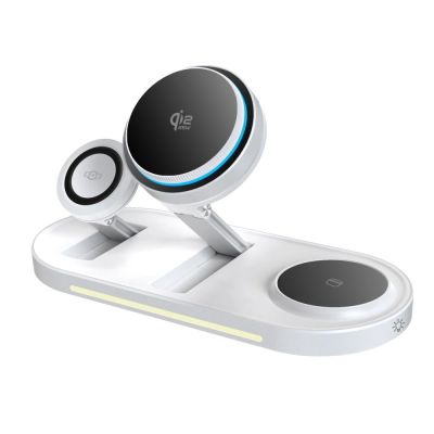 3. Tech-Protect A51 MagSafe 3-in-1 25W QI2.2 Wireless Charger - White