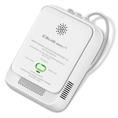 7. QOLTEC NATURAL GAS LEAK SENSOR | CH4 DETECTOR | NG | TUYA | WI-FI | 85DB ALARM | LED