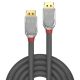 2. Lindy 36303 DisplayPort Cable 3m Chrome, Gray
