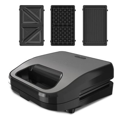 4. Black+Decker BXSA754E 750W 3-plate sandwich maker