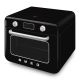 7. Smeg COF01BLEU Small Black Steam Oven Buttons, Rotary