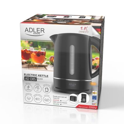 7. Electric kettle ADLER AD 1385b black