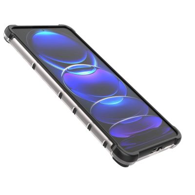 12. Honeycomb case for Xiaomi Redmi Note 12 Pro+ armored hybrid cover black