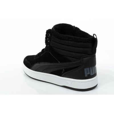 5. Puma men's Rebound Street black insulated ankle boots