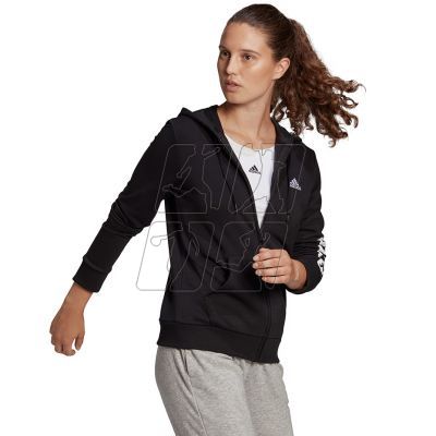 8. Adidas Essentials Linear Ful zipp Hoodie W GL0791