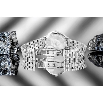 8. Giewont Sapphire Silver Women's Watch GW7370-B1