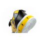 7. Leomil children's sports shoes Pokemon sneakers lightweight with velcro LED black yellow