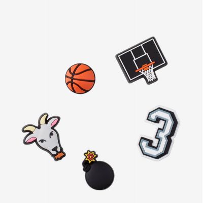 4. Crocs Jibbitz™ Basketball Star 5 Pack 10009750 pins